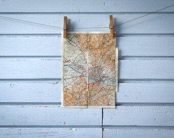 1931 Vintage Map of Florence