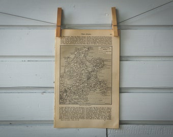 1907 Vintage Rügen Map