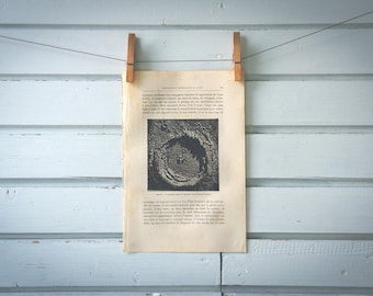 1884 Vintage Copernicus Crater Illustration