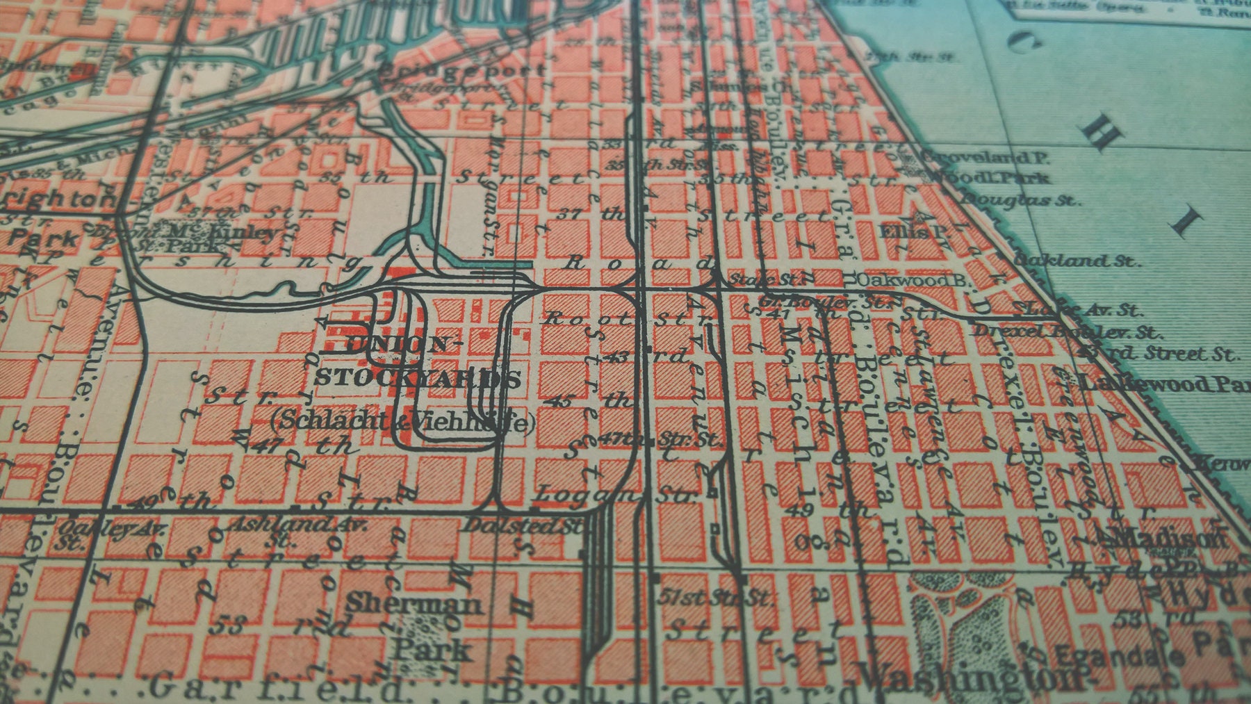 map of chicago 1930 map of chicago 1930