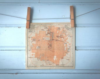 Rare find* 1904 Vintage Tehran Map