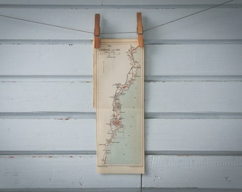 1915 Vintage Lovran Map