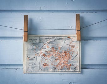 1920 Vintage Oviedo Map