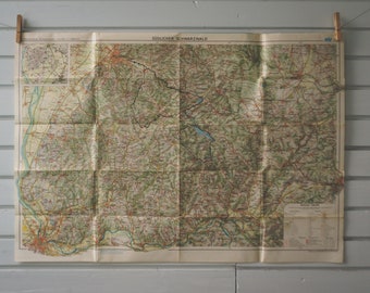 1964 Vintage South Schwarzwald Map