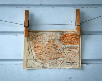 1931 Vintage Reggio Emilia Map