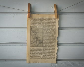 1907 Vintage Mississippi Delta Map