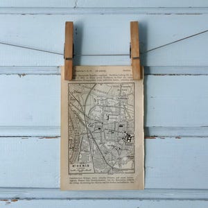 1909 Vintage Saint-Denis Map