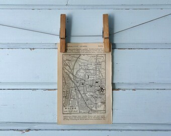 1909 Vintage Saint-Denis Map