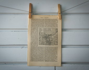 1907 Vintage Jakarta Map