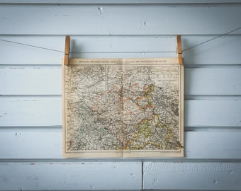 1887 Vintage Westphalia Map