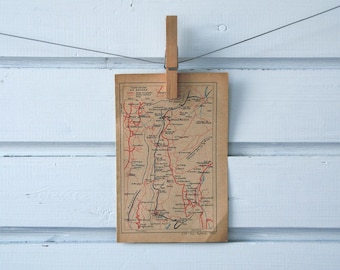 1920 Vintage Mont Revard Map