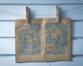 1921 Vintage United Kingdom Map