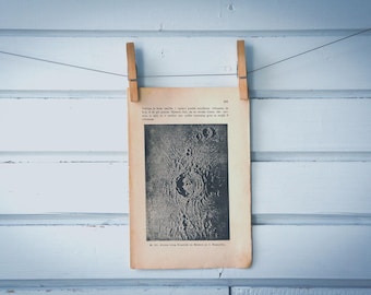 1895 Vintage Copernicus Crater Lithograph Illustration