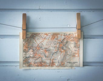 1923 Vintage Bagneux & Surroundings Map