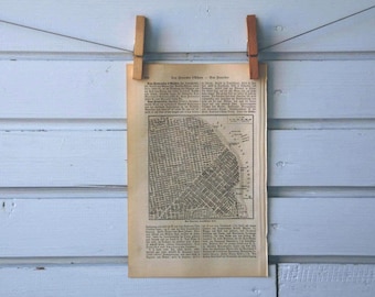 1894 Vintage San Francisco Map