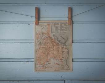1902 Vintage Map of Odessa