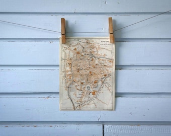 1931 Vintage Padua Map