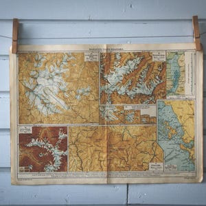 1920年代のビンテージ地図作成入門アトラスのページ
