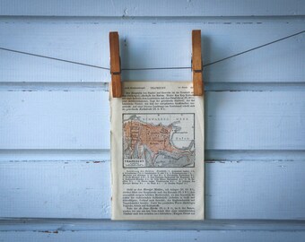 1909 Vintage Map of Trabzon