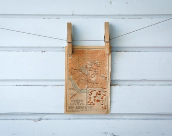 1905 Vintage Cambridge Map