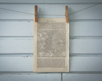 1907 Vintage Messina Map