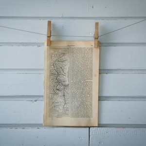 1887 Vintage Panama Canal Map