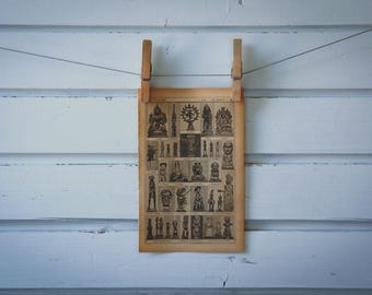 1921 Vintage Idols Illustration