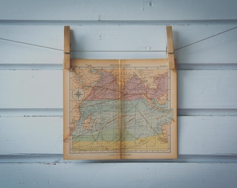 1925 Vintage Map of the Indian Ocean