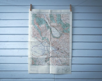 1961 Vintage West Herzegovina Map