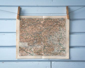 1907 Vintage Styria Map