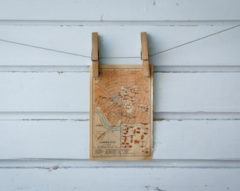 1905 Vintage Cambridge Map