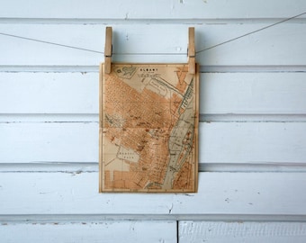 1905 Vintage Map of Albany