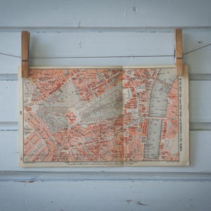 1899 Vintage Karte von London