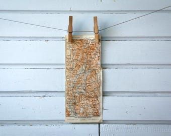 1905 Vintage Berkshire Hills Map