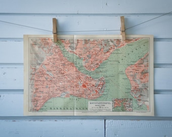 Rare find* 1907 Vintage Istanbul Map