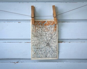 1931 Vintage Milan & Surroundings Map