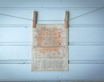 Rare find* 1904 Vintage Beijing Map