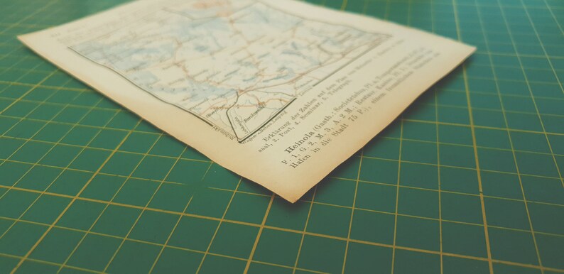 1912 Vintage Heinola & Surroundings Map image 10