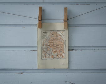 1931 Vintage Novara Map