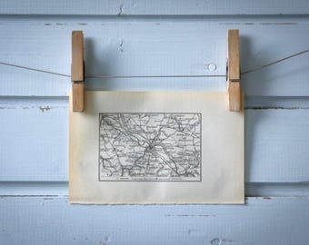 1886 Vintage Dresden Map