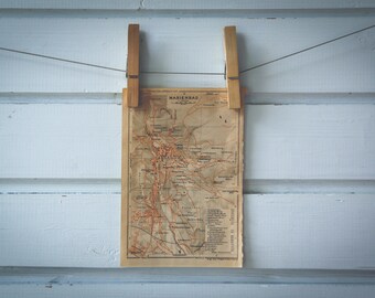 1911 Vintage Marianske Lazne Map