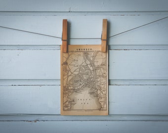 1903 Vintage Gmunden Map