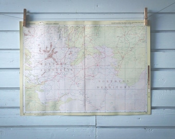 1968 Vintage Halls Creek & Surroundings Map