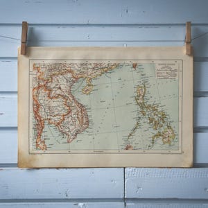 1904 Vintage Südchinesische Meer Karte