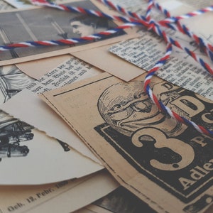 Vintage >80 pcs Illustration Scrapbooking Ephemera Bundle
