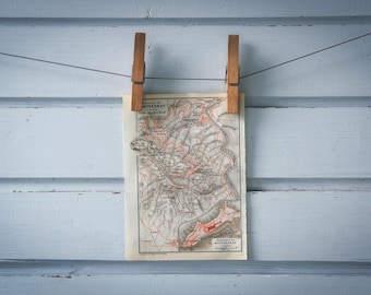 1920 Vintage Montserrat Map