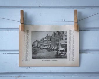 1892 Vintage Copenhagen Illustration