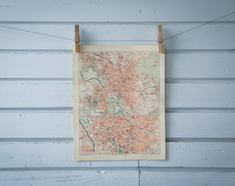 1907 Vintage Hanover Map