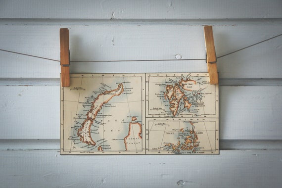 1901 Vintage Barents Sea Islands Map