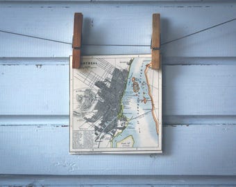 1907 Vintage Montreal Map